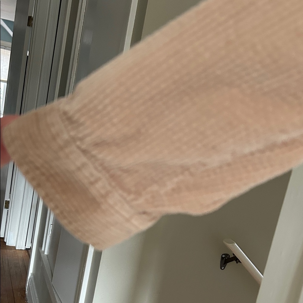 American Eagle Corduroy Shirt in Camel Tan - Picture 5 of 8